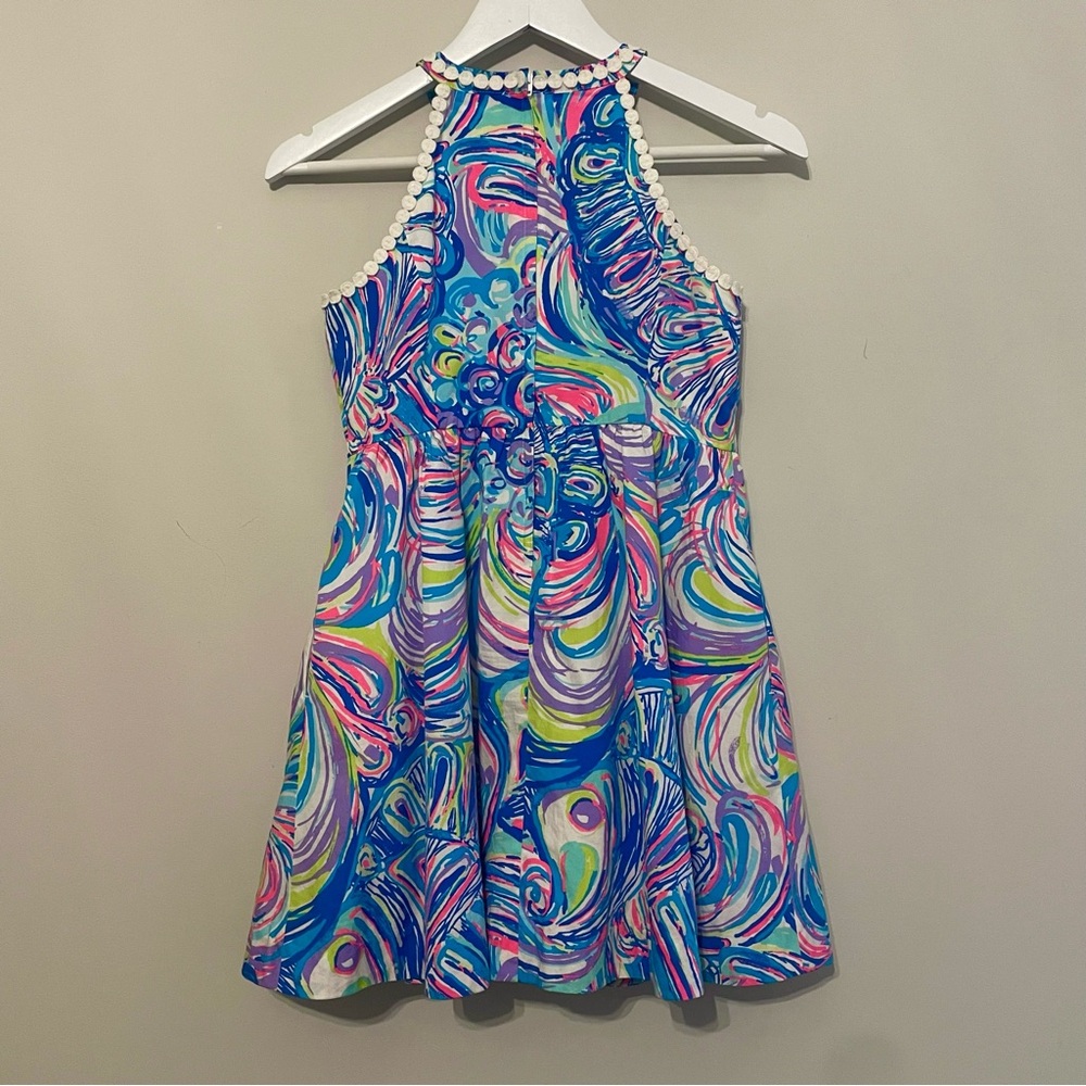 Colorful Swirl Kids Dress - Picture 8 of 14